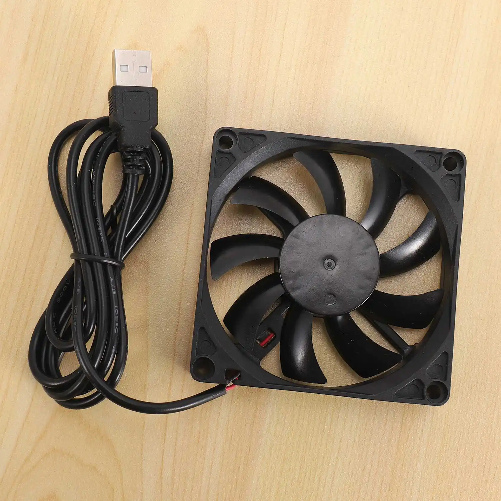 80mm 5V USB Fan 80mm 8cm 8015 Brushless DC Cooling Fan PC Computer Router Case Fan Cooler 2Pcs