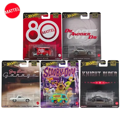 오리지널 핫 휠 프리미엄 자동차 1/64, 다이캐스트 팝 컬처 키트, 미스터리 머신, 차량 모델 장난감, 남아용 컬렉션 선물  Best5