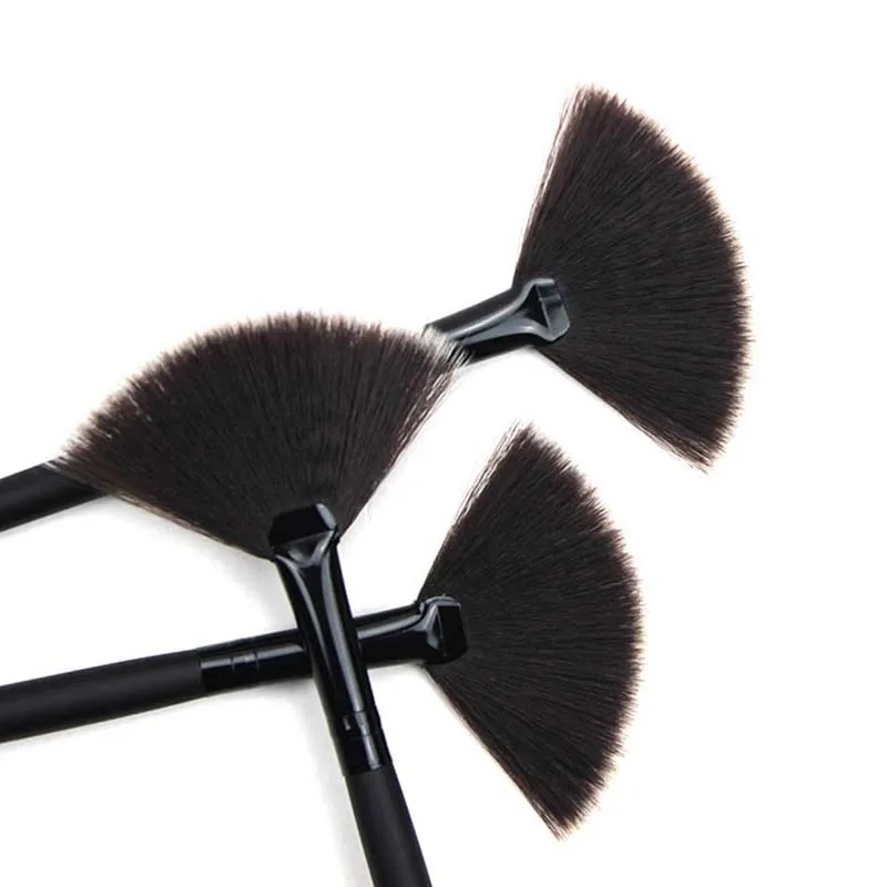 1Pc Facial Brush Fan Shape Makeup Brush for Powder Blush High Quality Cosmetic Brush for Makeup Foundation Pincel Maquiagem