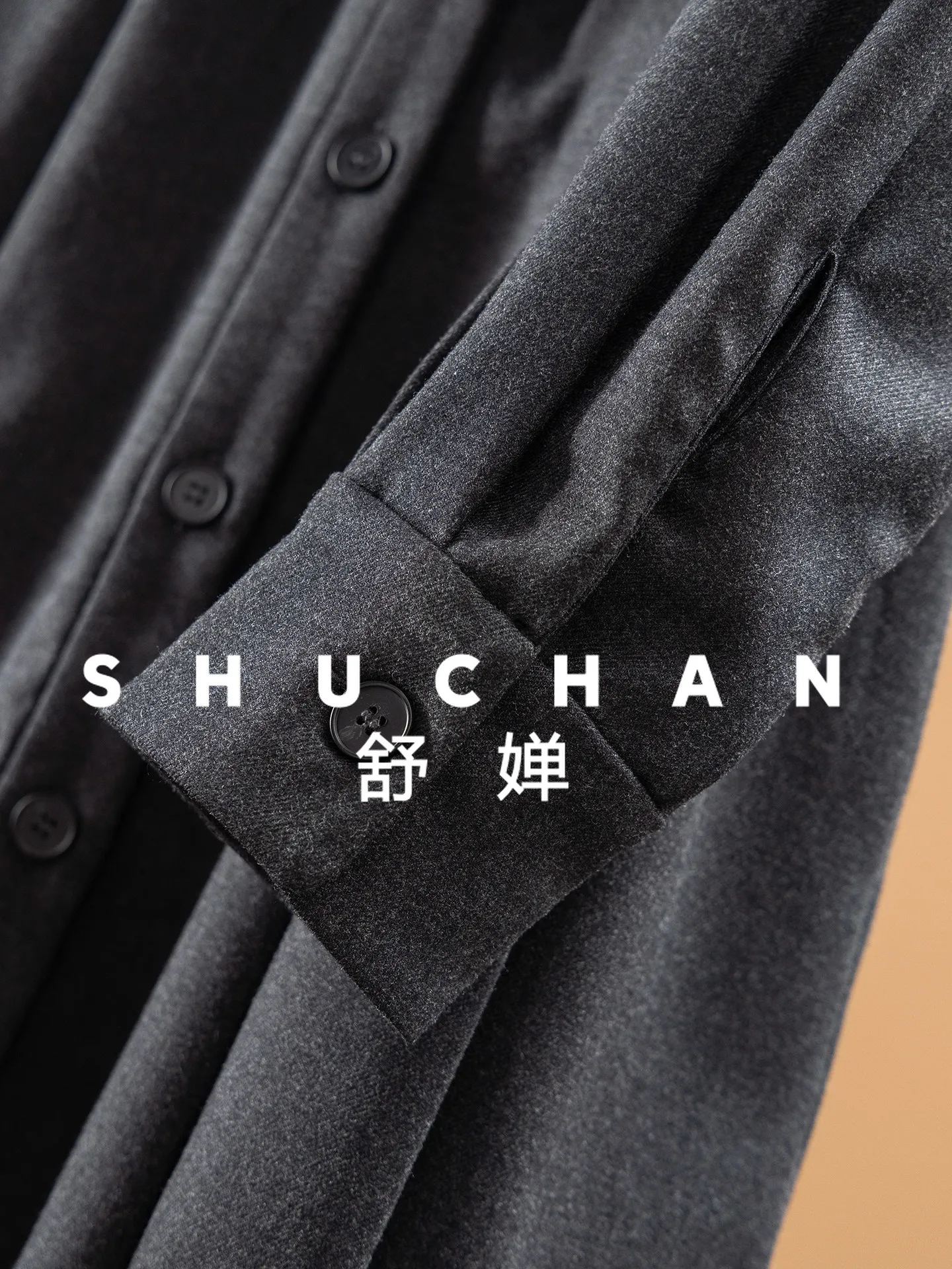 Tempérament élégant, français 69% laine à lacets taille robe chemise à manches longues femmes 45I8 robes longues pour les femmes