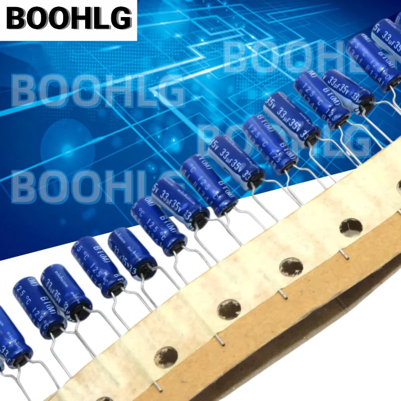 20PCS Brand New Genuine Aluminum Electrolytic Capacitor 35V 33UF 5X11 BT Audio