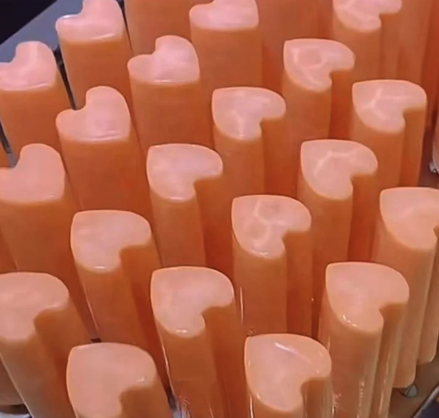 Traditional 40 Cavities love Shape Stainless Steel Popsicle Moulds Ice Cream Mould Popsicle Mold love Popsicles Style Mould