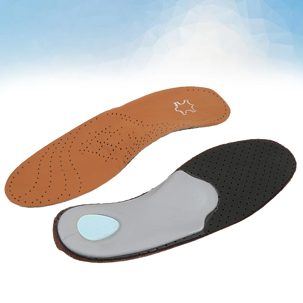 

1 Pair of Arch Support Pads Shock-absorbing Insoles Breathable Sports Insoles Latex Foot Pads Shoe Cushions Size 39-40