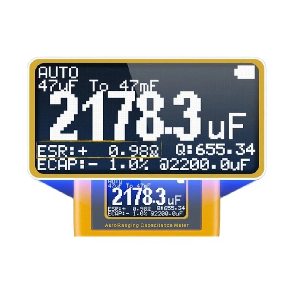 M6013 Capacitance Tester with Auto Range Function for Measuring Capacitors in Electronics Labs and Field Applications