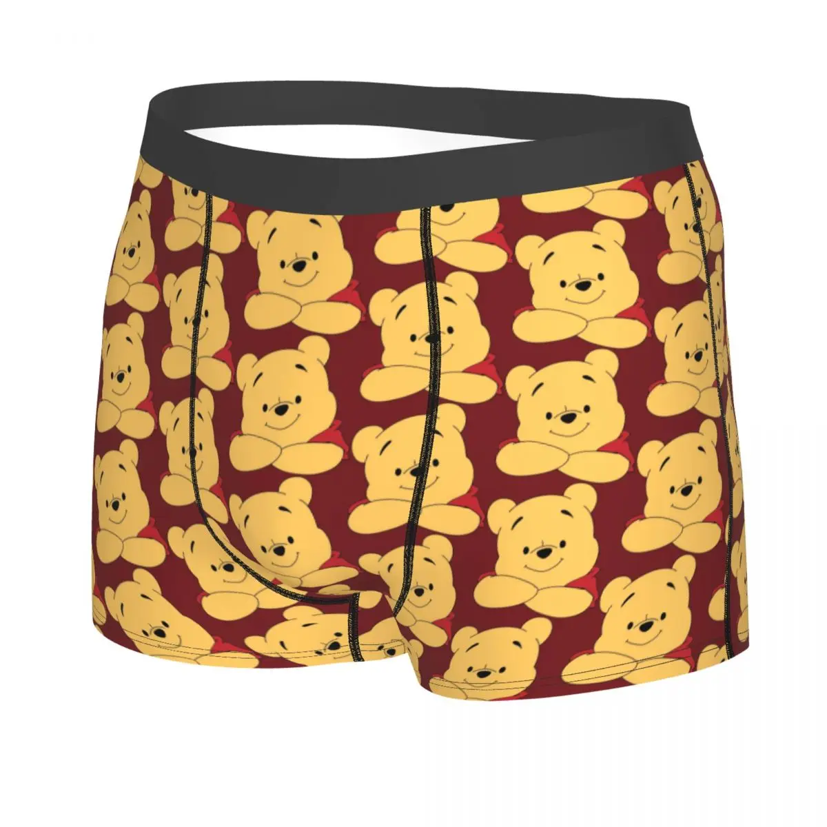 أزياء مخصصة ويني ذا بوه الكرتون الملاكمين السراويل سراويل الرجال السروال تمتد ملخصات الملابس الداخلية