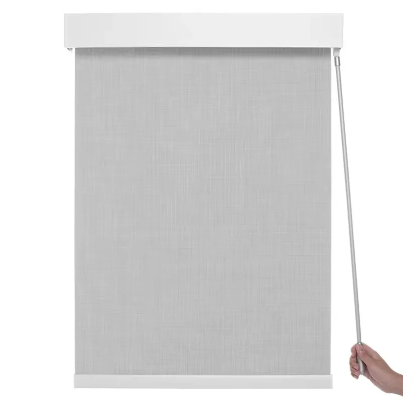 Canada Window Blackout Dual Roller Shades Custom Size  Wand Spring Control Bead Chain Roller Blinds Cordless Blind