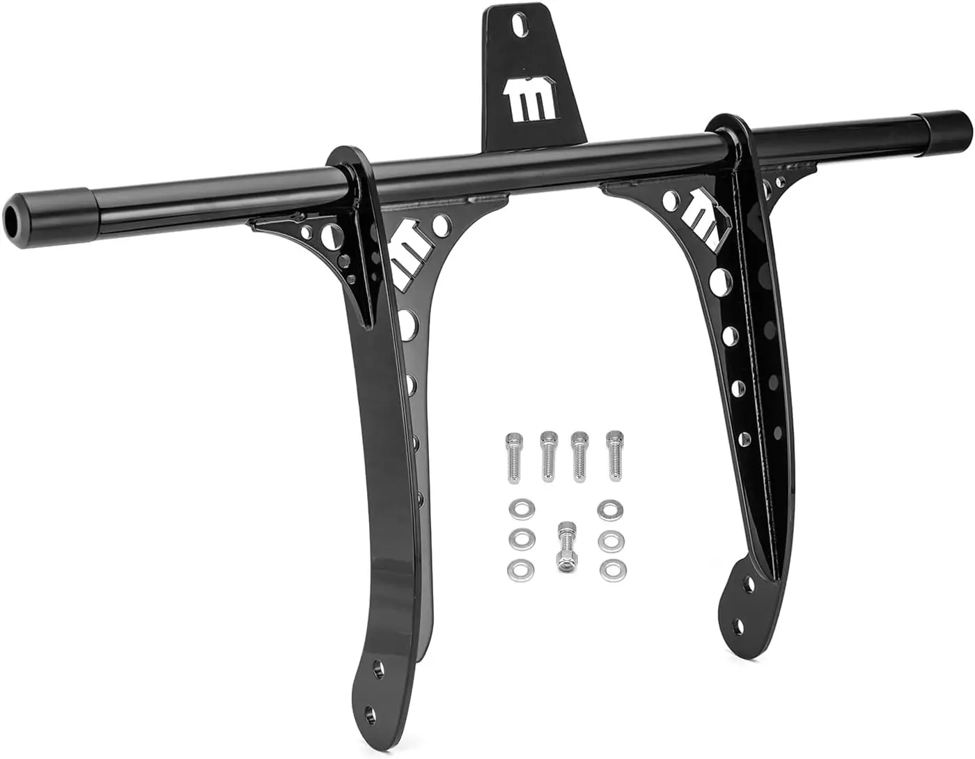 Crash Bar Flat-Out Engine Guard Gloss Black Fit Harley Dyna FLD FXD FXDB FXDC FXDF FXDL 06-17 Forward Controls or Floorboards