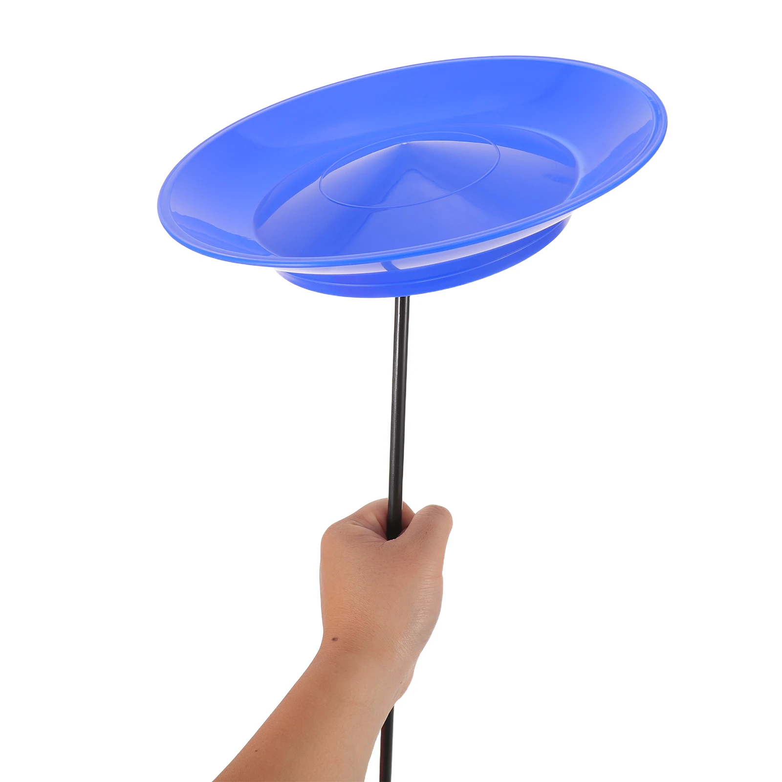 

1Set Lightweight Juggling Plates Plastic Circus Spinning Plate Kit Hand Stick Skill Training Performance Props