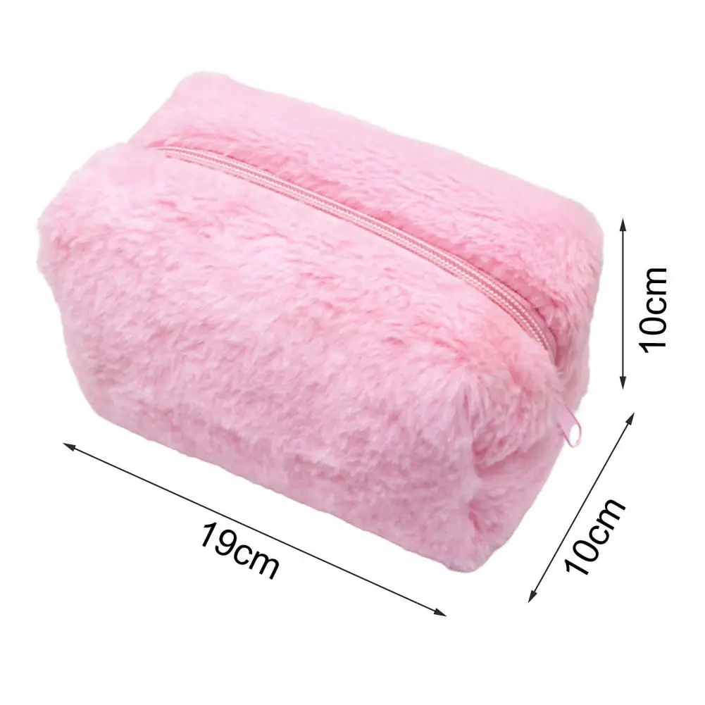 Convenient Stationery Storage Bag  Zipper Female Cosmetic Bag  Portable Large Capacity Toiletry Bag