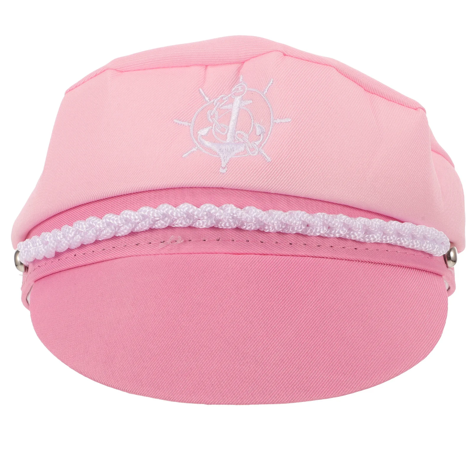 

Adjustable Pink Navy Sailor Captain Hat Stylish Flat Design for Cosplay Costume Party Supplies Boating Outfit Boating Sailor Hat