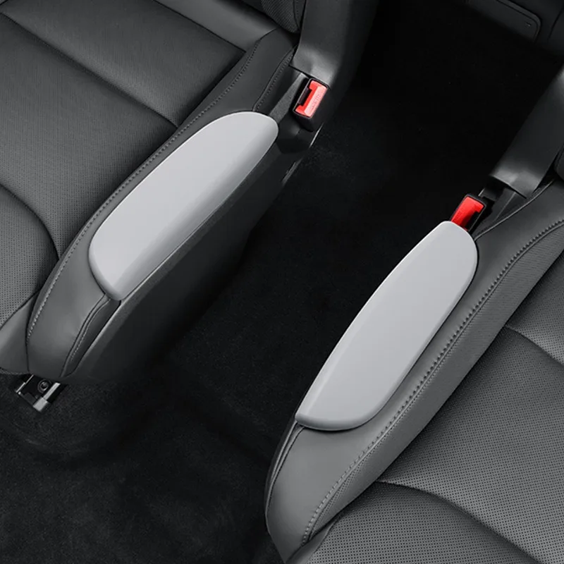For Tesla 25-26 Model YL Rear Silicone Lift Armrest Pad Dustproof Waterproof Protective Cover Special Auto Interior Accessory