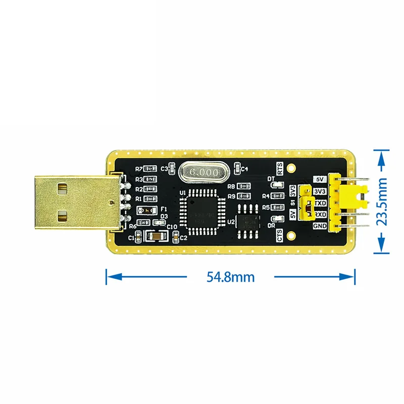 APPLIA-FT232 FT232BL FT232RL Cavo di download da USB 2.0 a TTL al modulo adattatore scheda seriale 5V 3.3V Supporto Win10 per Arduino