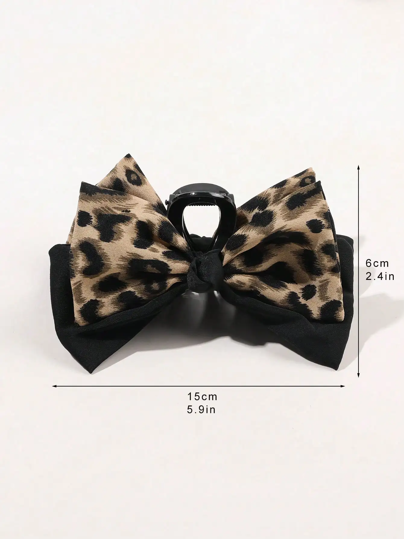 1 szt. Spinka do włosów w kształcie kokardki w panterkę dla kobiet, modne akcesoria do włosów, antypoślizgowe, do grubych i cienkich włosów, czerwone aksamitne klamry do włosów.