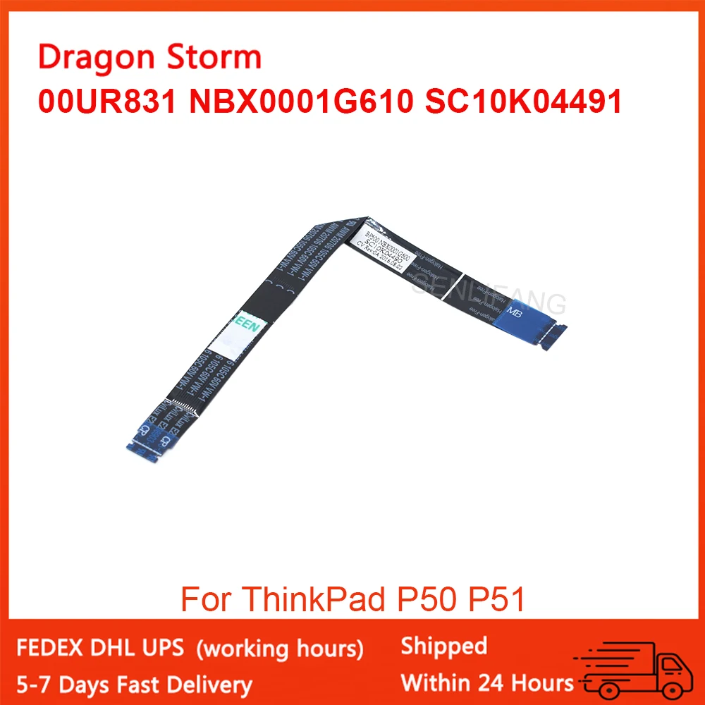 Test OK Touchpad Cable BP500-CP-FFC 00UR831 NBX0001G610 SC10K04491 For Lenovo ThinkPad P50 P51