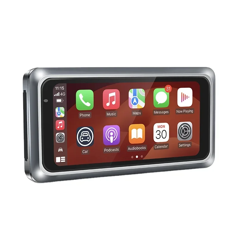 6.25 inch IPS carplay screen for motorcycle gps navigation carplay dashcam with dvr 1080p /Tire pressure detection