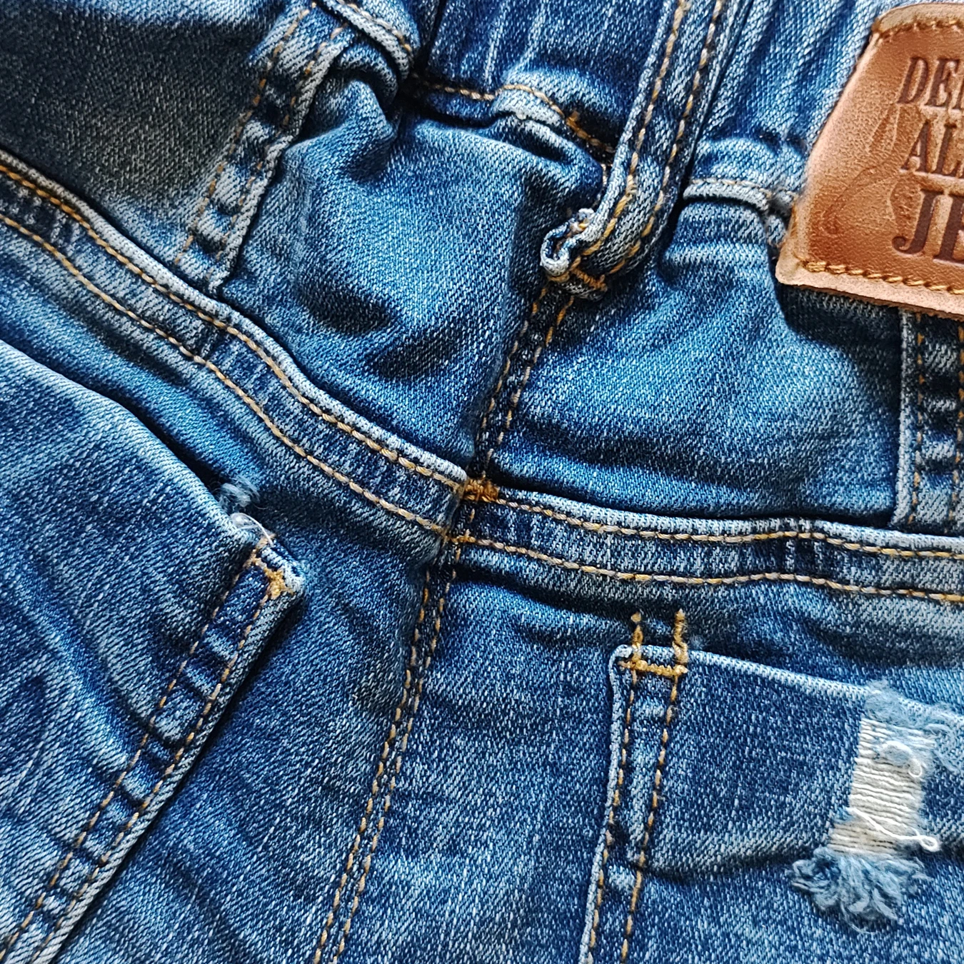 5151 1-4 years baby jeans Kids Boys\' Jeans casual Trousers Elastic Waist BABY SOFT denim pants