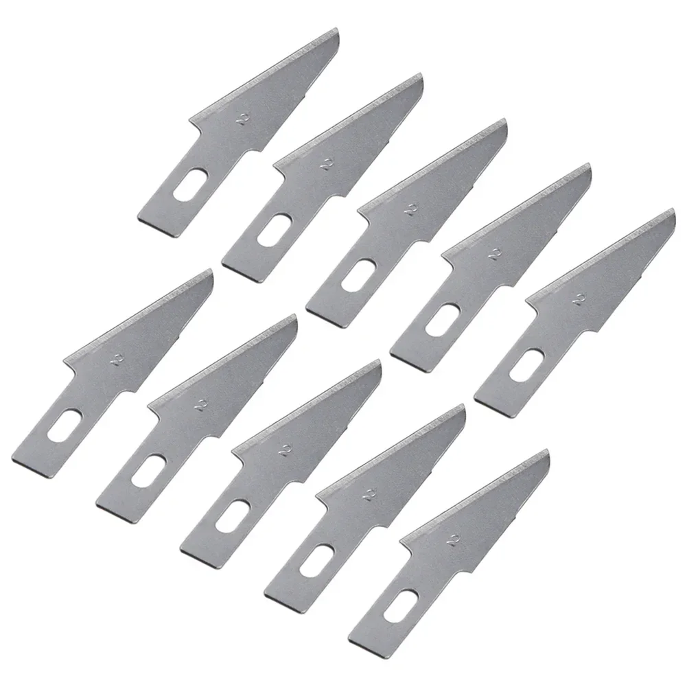 DIY Hand Tools Craft Carving Blade 10 Pcs Handcraft Engraving Silver Type Optional High Quality Multifunctional