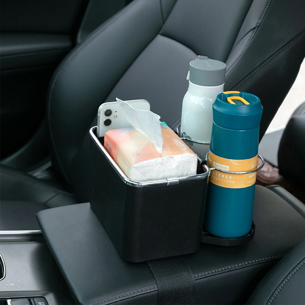 Multi-function Car Storage Box Armrest Organizers Car Interior Stowing Tidying Accessories for Phone Tissue Cup Drink Holder