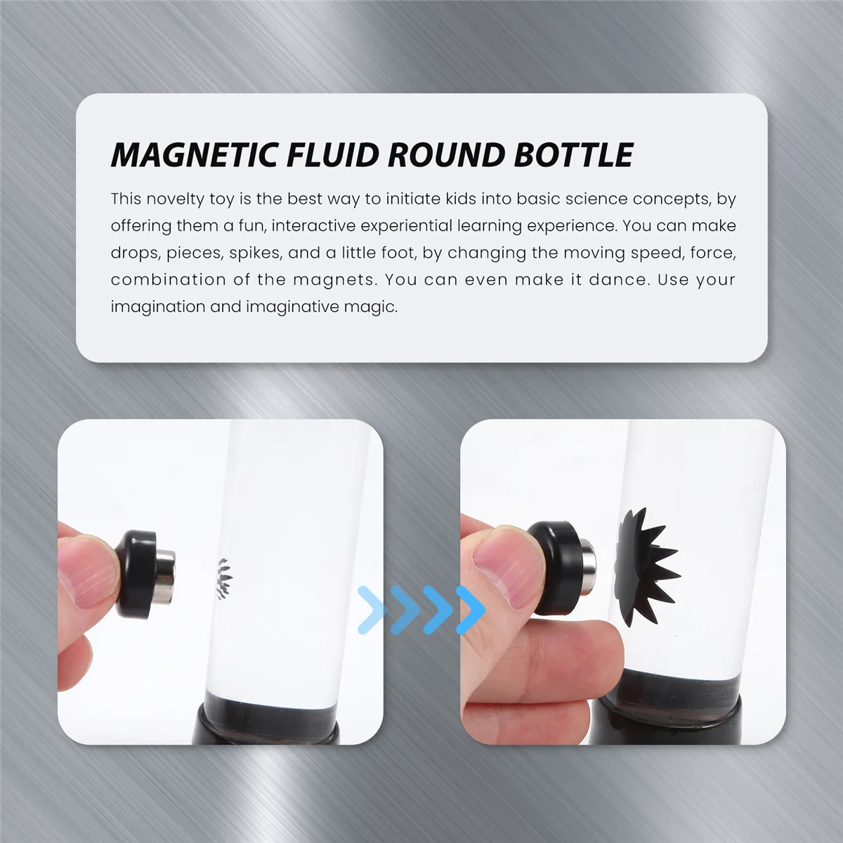 Ferrofluid Magnetic Fluid Liquid Display Funny Ferrofluid Toy Stress Relief Toys Science Decompression Anti Stress Toys New