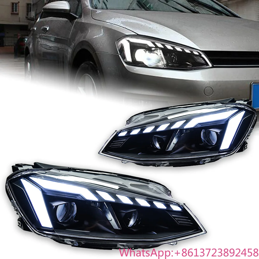 

Car Lights for VW Golf 7 Led Headlight Projector Lens 2013-2017 MK7 LED Head Lamp Signal Headlights Drl Automotive Accessories