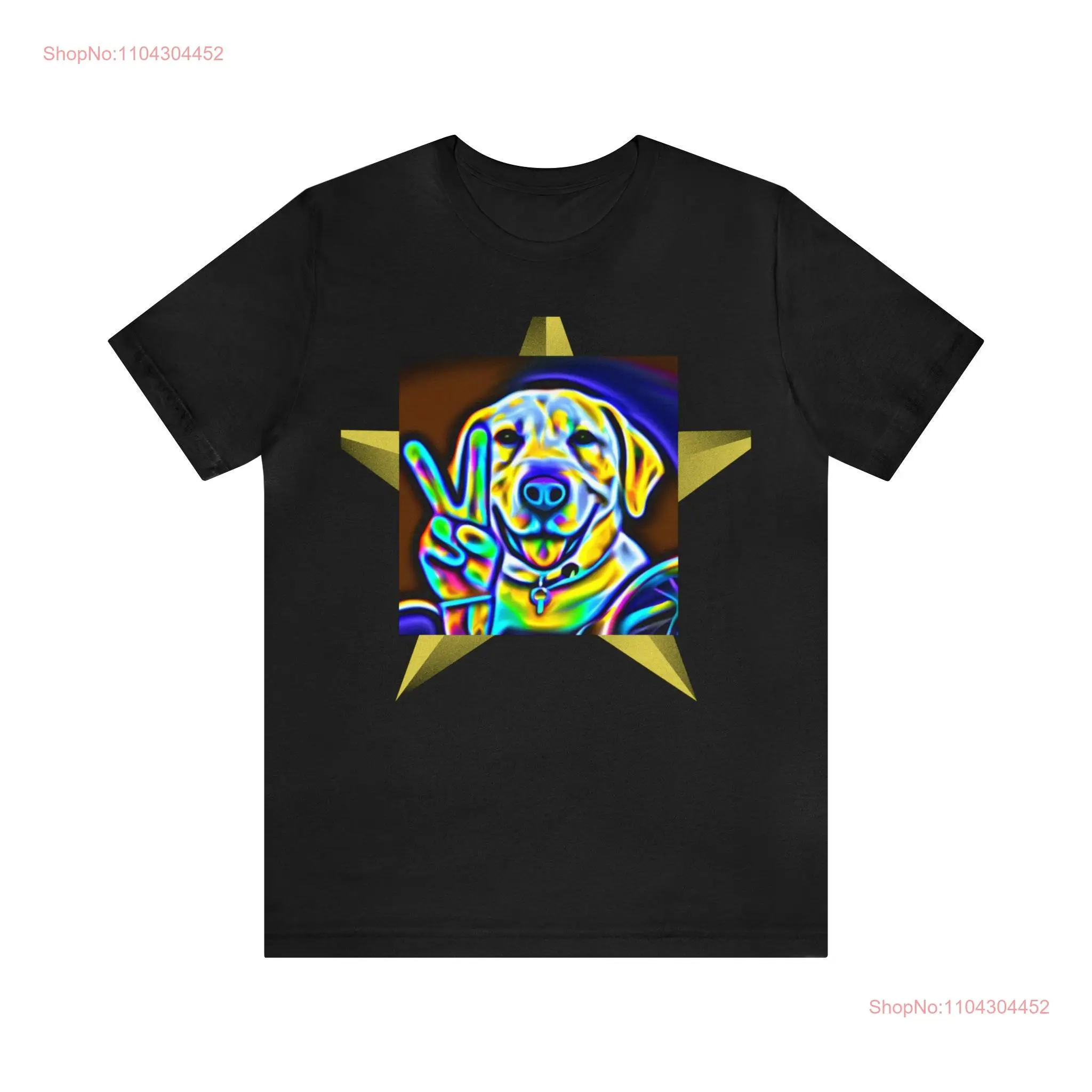 Jersey  T Shirt Peace Dog Christmas Pet SunDuck Love Lab Pit Fun Comfy Soft Quality long or short sleeves