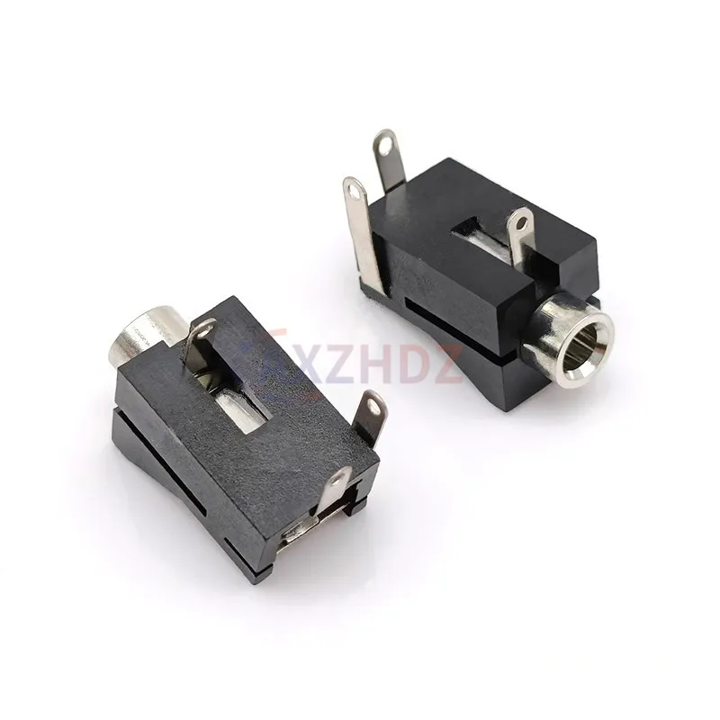 10PCS PJ302 PJ-302M 3.5MM Female Audio Connector 3 Pin DIP Headphone Jack Socket Single Track