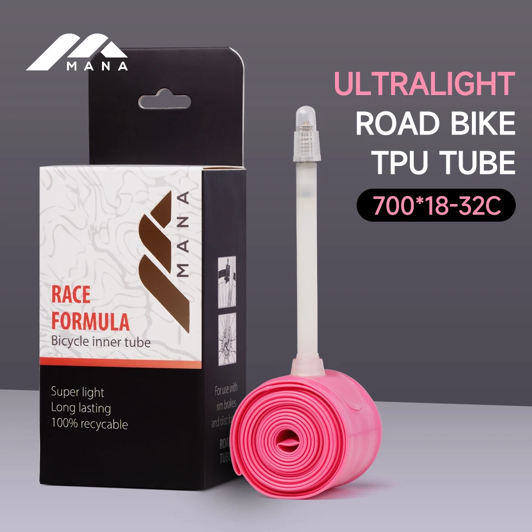 MANA Ultralight 700C*18-32C TPU Bicycle Inner Tube for Road Bike-French/American Specification