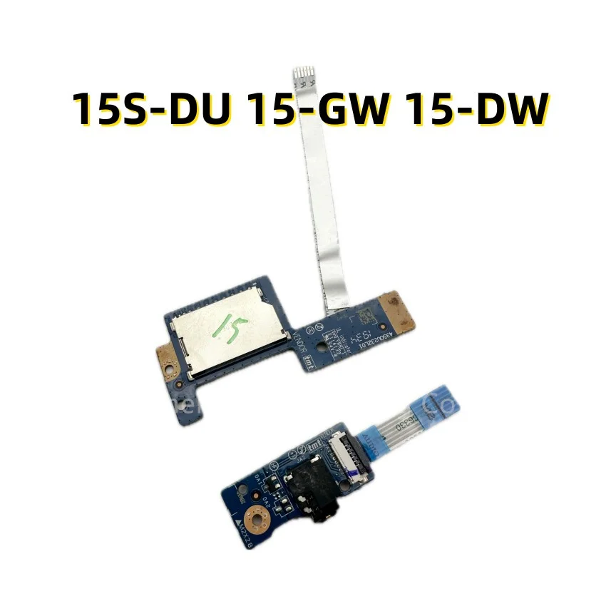 

FPW50 LS-H321P LS-H324P For HP 15S-DU 15-GW 15-DW Laptop SD Card Reader Audio Jack Board With Cable