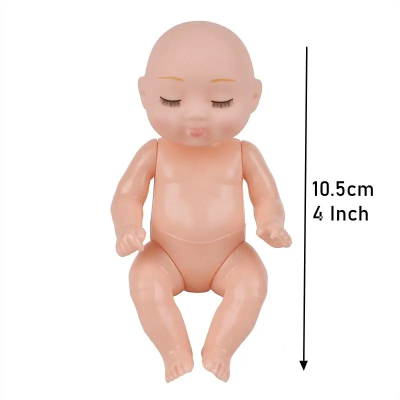 8 stuks herboren babypoppen 4 inch babymodel speelgoed miniatuur pop accessoire snelle verzending verjaardagscadeau voor meisjeskinderen