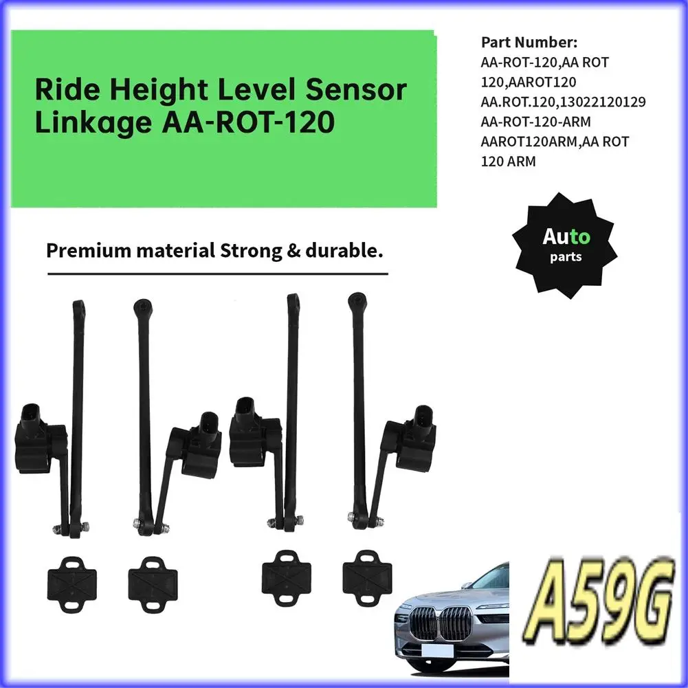 G9-4Pc/Set Hubungan Sensor Ketinggian Naik Mobil AA-ROT-120 untuk BMW Accuair Ride Sensor Tingkat Suspensi AAROT120 13022120129