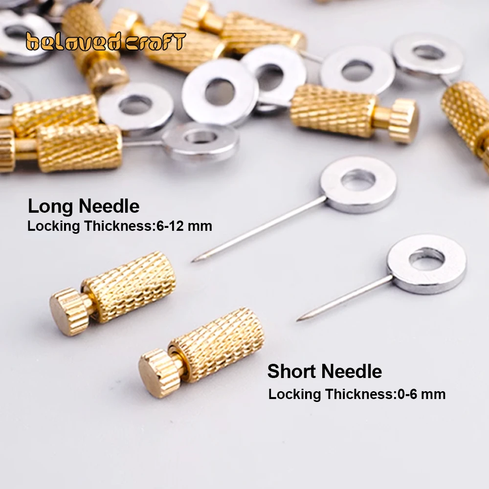 10Pcs Suture Positioning Needle Diy Manual Leather Suture Clamping Fixed To Prevent Cutting Hole Dislocation Leather Tools