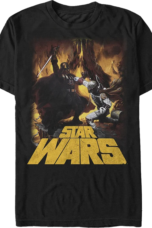 Camiseta de algodón de manga corta con estampado Retro de Star Wars Darth Vader Galaxy's Edge Vintage Star Wars hombres mujeres ropa de calle camisetas