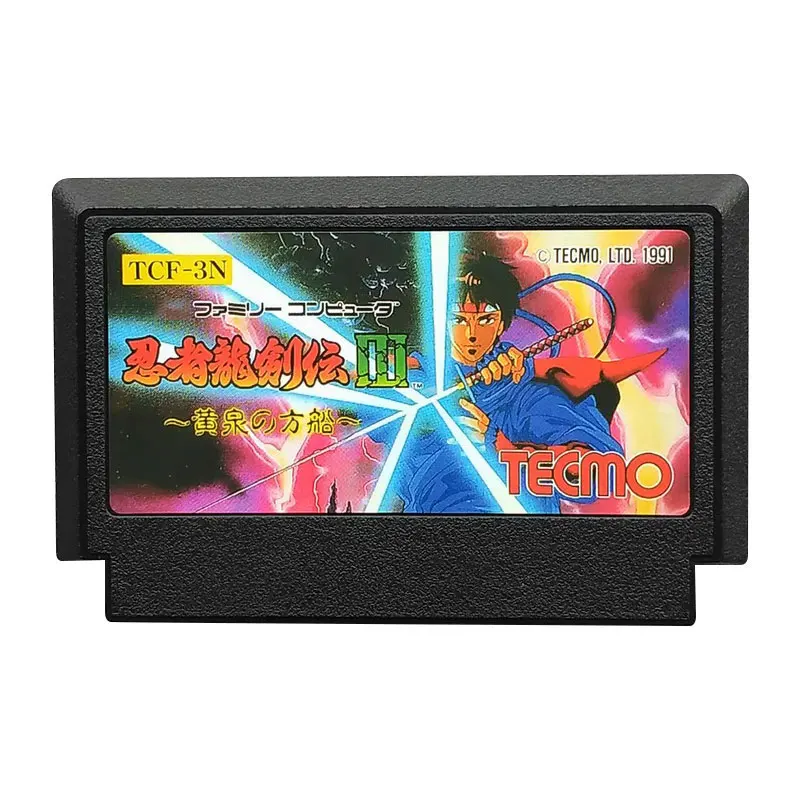 

NINJA-GAIDEN-3-The-Acient-Ship-of-Doom 8 Bit Game Cartridge For 60 Pin TV Game Console Japanese version