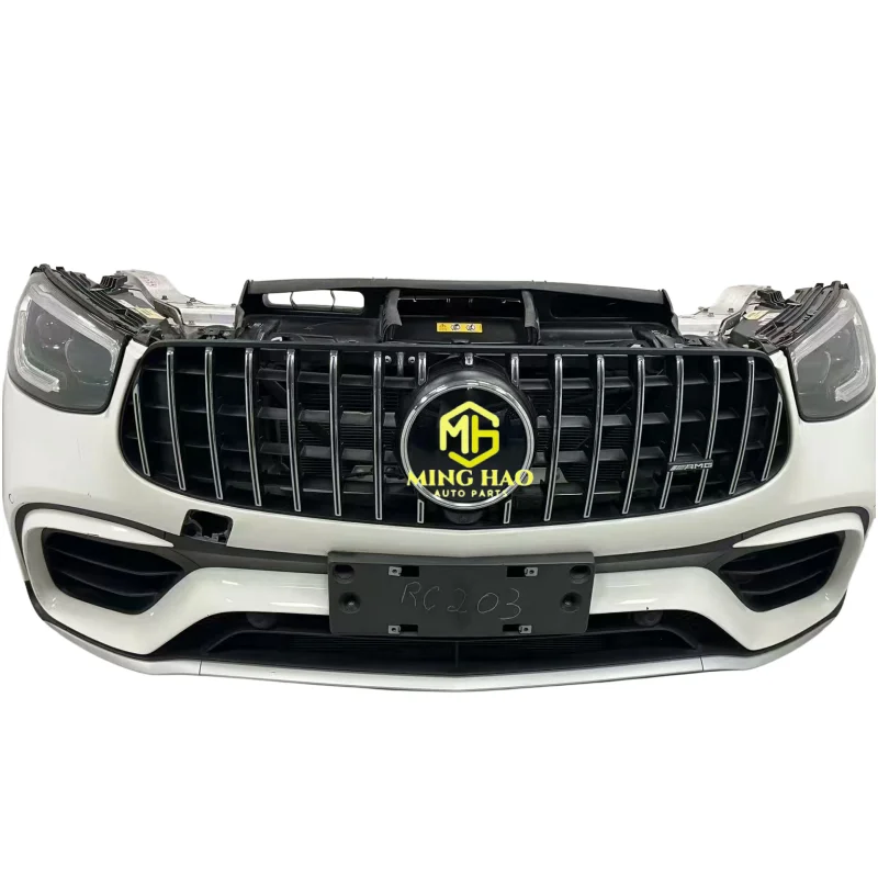 

Car bumper For Mercedes-Benz GLC63 complete bumper, engine hood, fender bumper, front headlights Geshan radiator, fog lamp