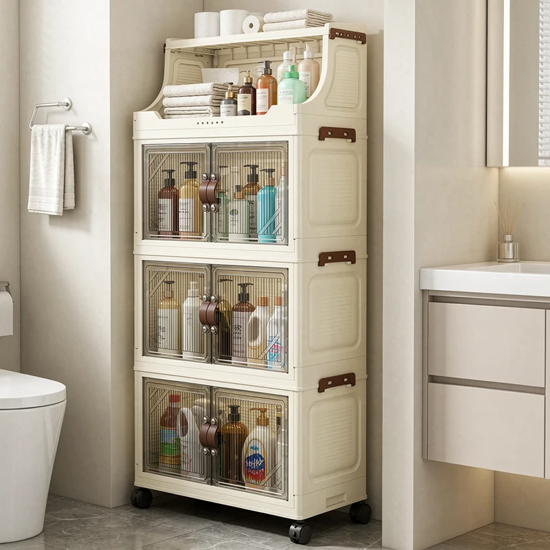 Multi-Tier Kids Wardrobe Baby Toy Storage Cabinet Easy Organization Box for Children's Room - view 4