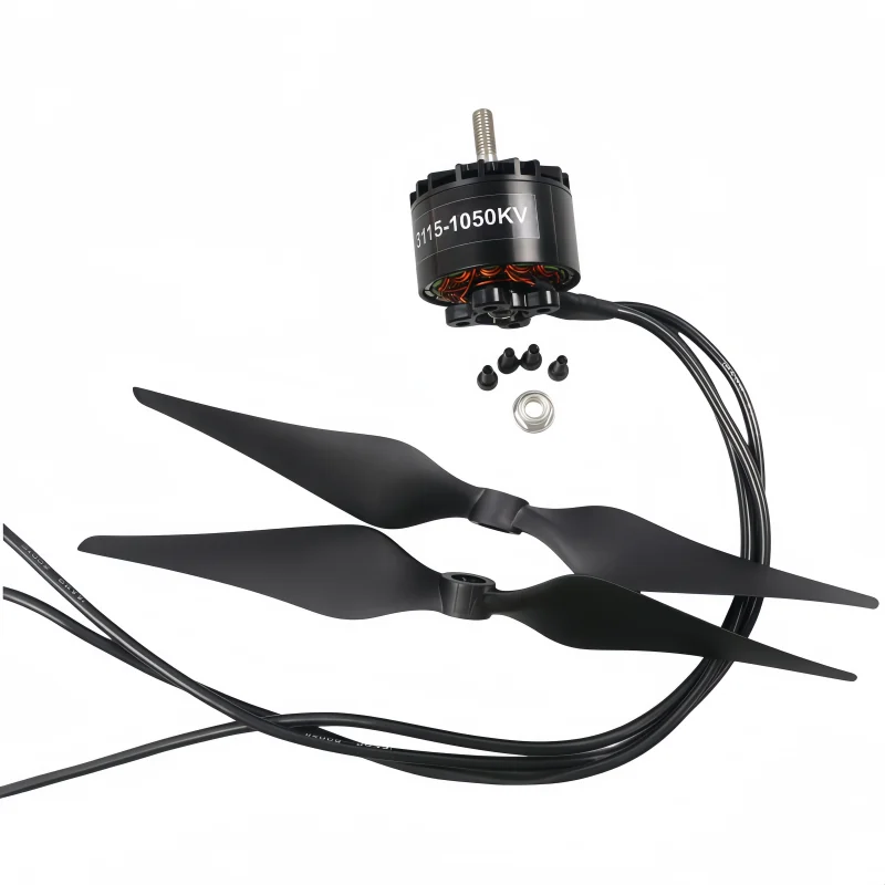 1PCS 3315-1050KV Motor 7X12 7012CW/CCW 2-blade Propeller Thin Electric Prop Reinforced Nylon Prop for 7 Inch RC Airplanes