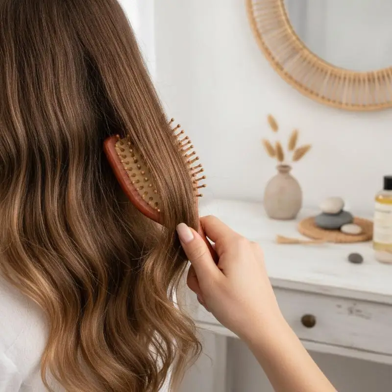 LWooden Bamboo Hair Brush Air Massage Comb Anti-static Scalp Combs Airbag Hairdressing Healthy Reduce Hair Loss Styli