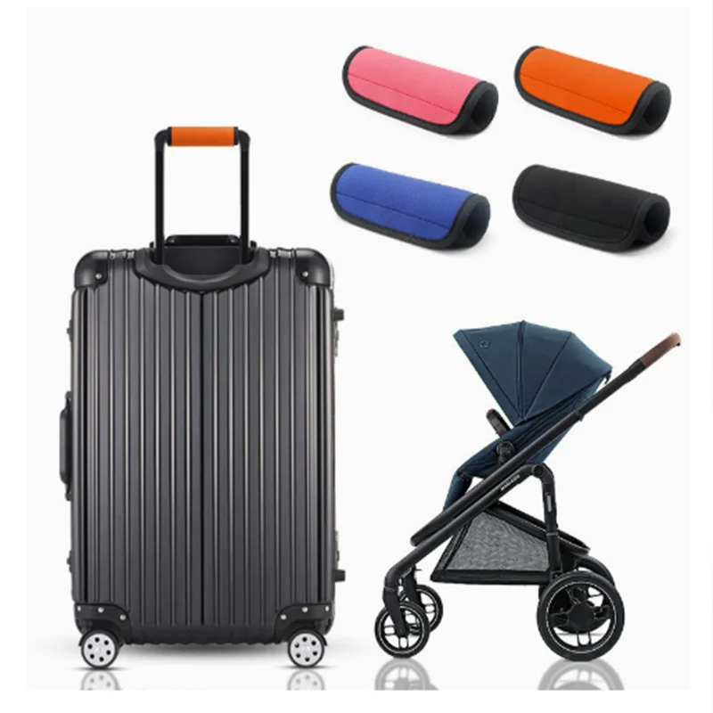 2pcs Diving material luggage handle protection cover anti-slip moisture-absorbing handle suitcase baby stroller hand grip gloves