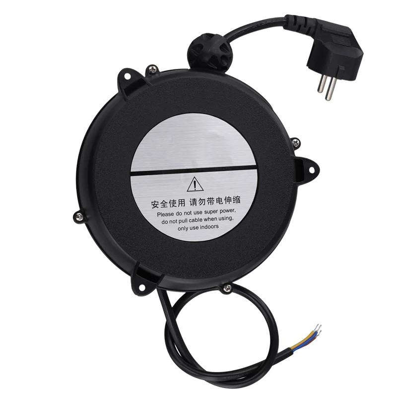 

A82I-Small Automatic Retractable Wire Winding Device Retractable Storage Reel Automatic Winding Reel EU Plug