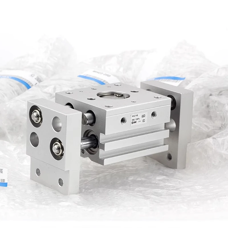 MHL2 10D 16D 20D 25D 32D 40D Double Acting Pneumatic Gripper Wide Type Air Gripper Parallel Cylinder Al Clamps Bore 10-40mm