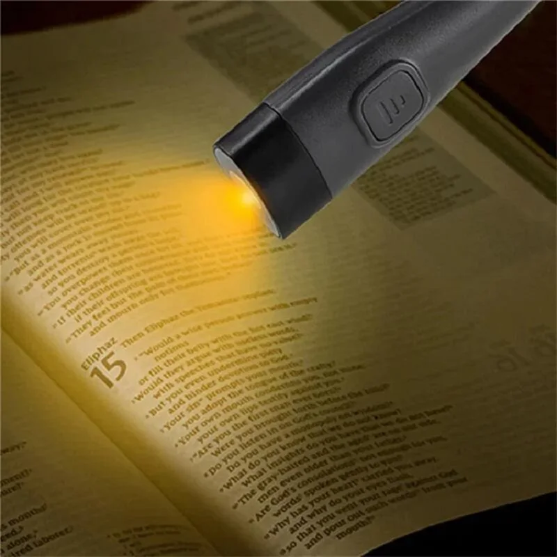 Neck Reading Light Book Light for Reading in Bed Bendable Long Lasting Portable USB Rechargeable Novelty Flexible Book Lighting