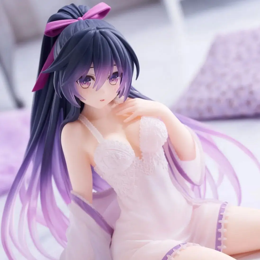 Judai Original Taito Desktop Cute Date A Live Yatogami Tohka Pajamas DAL PVC Action Figure Model Toys