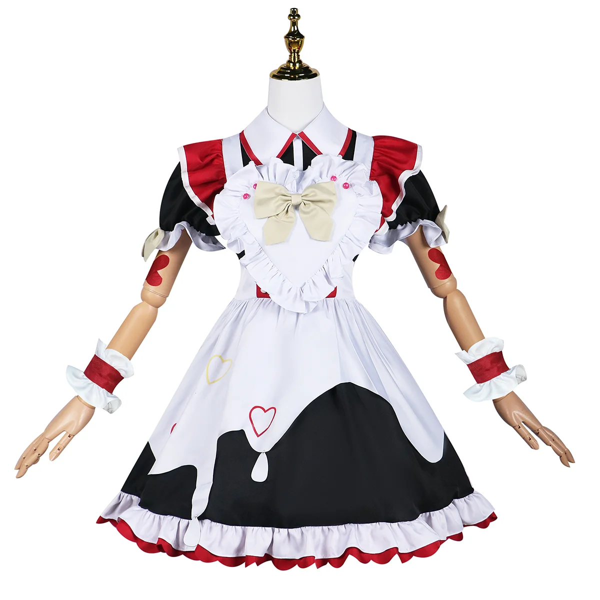 Hemixush Game Needy Girl Overdose Cosplay Rain Costume Party Uniform Full Set Kangel Cos Female Maid Suit