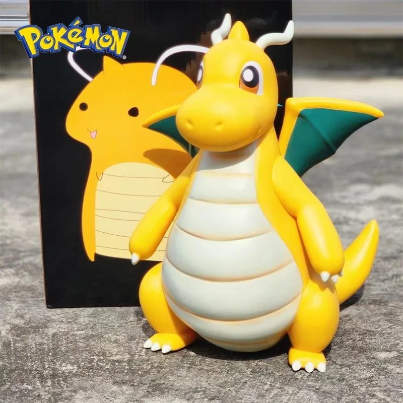 Pokémon Collection Gk Model Dragonite Vinyl Anime Figure 1:1 40cm Large High-quality Version Pokemon Statue Desktop Decoration