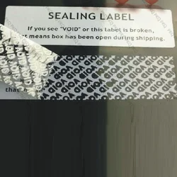 100pcs 10*3cm Warranty Protection Sticker Security Seal Tamper Proof Warranty Void Label Invalid Label Disposable Seal Stickers