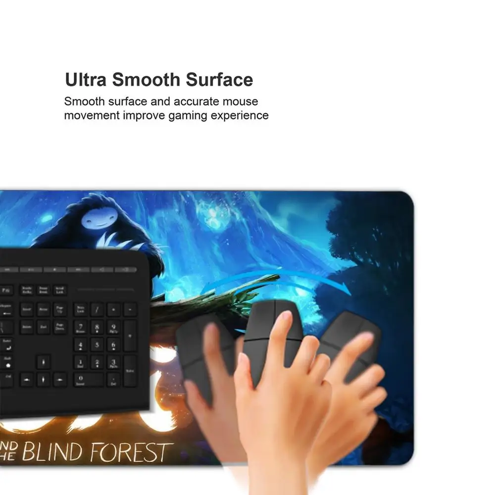 Ori and the Blind Forest Mouse Pad Keyboard Mousepad large 1200X600 mm Desk Mat PC Gamer Office Carpet Home Table pad