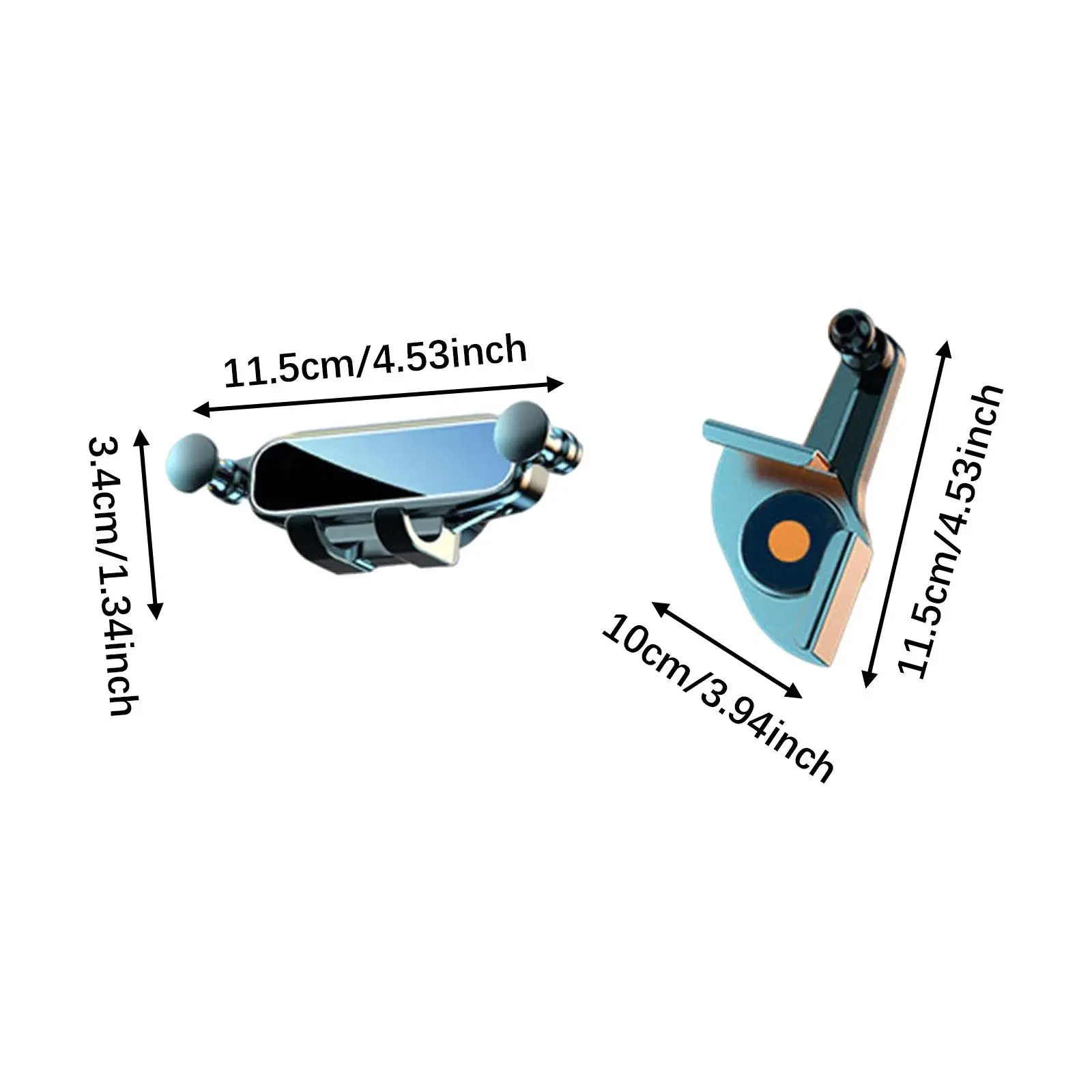 Car Phone Holder Air Vent Universal Automatic Locking Center Console Bracket