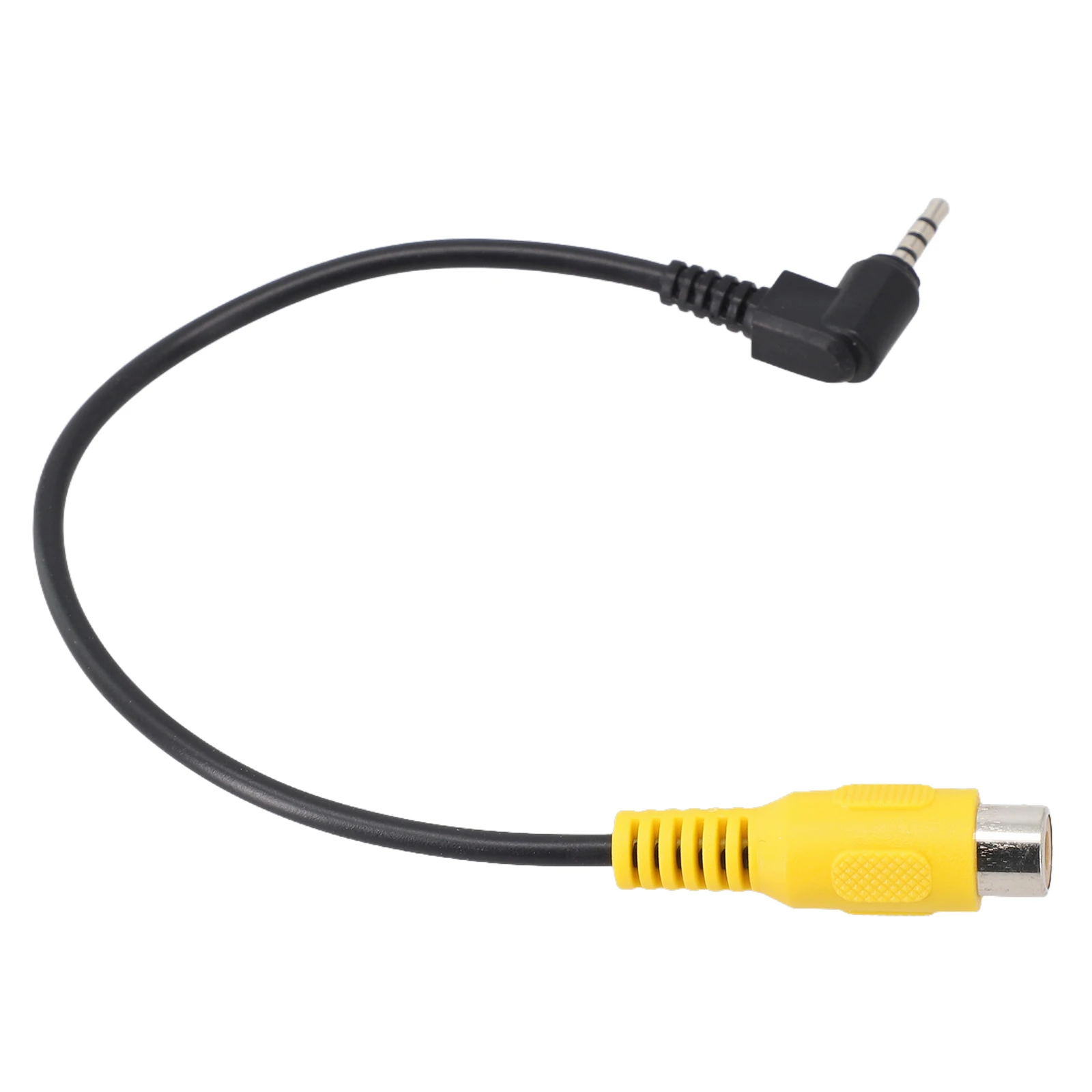 Car AV Input Converter RCA To 2.5mm DC Single Wire Plug Converter For Car Rear  View Reverse Parking Camera To Car DVR