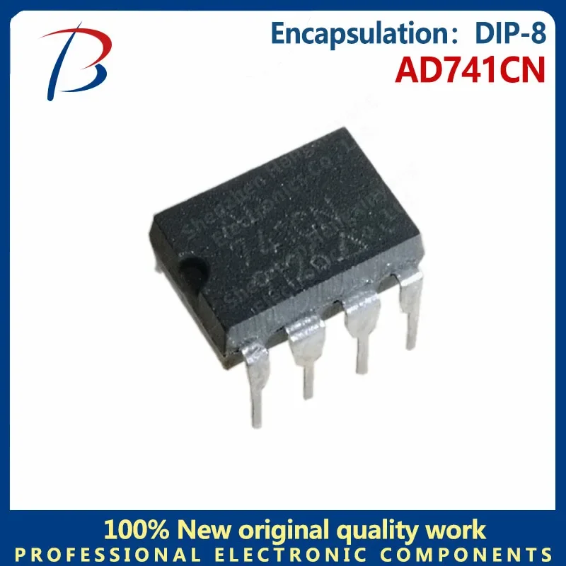 

10 шт. AD741CN вставленный чип операционного усилителя DIP-8