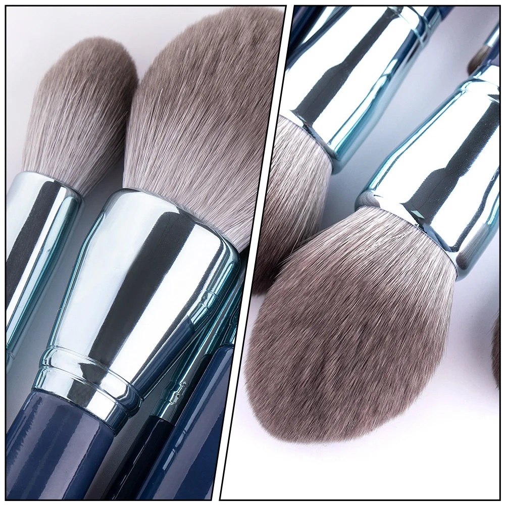 11-teiliges Make-up-Pinsel-Set, ideal für Frauen, Anfänger, Experten, für die Gesichtsanwendung von Foundation, Puder, Lidschatten, Rouge und Konturierung.